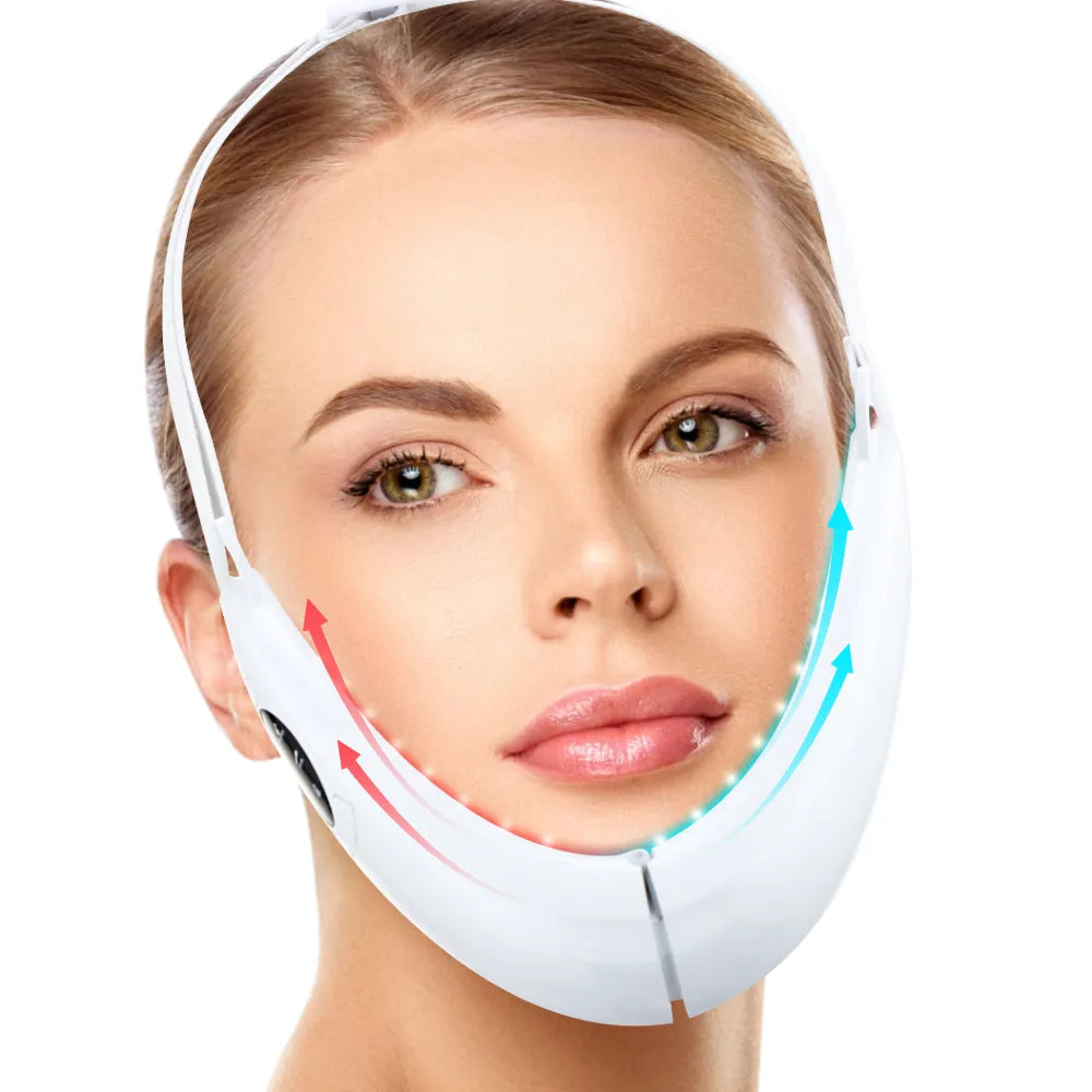 LED Facial Lifting Device, Double Chin Reducer, Saggy Skin Tightening Machine