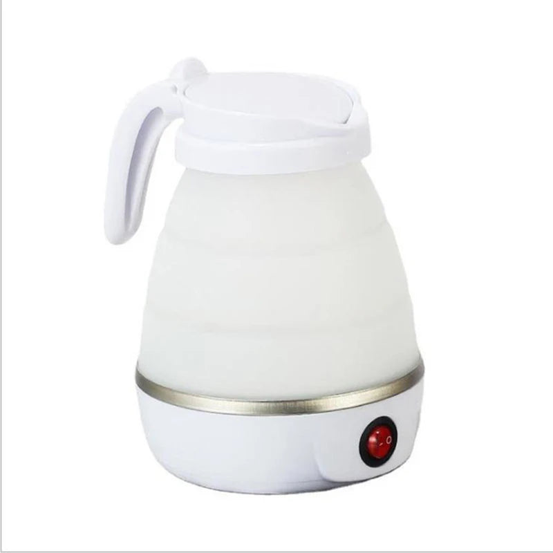 Portable Travel Folding Leakproof Stainless Steel Silicone kettle