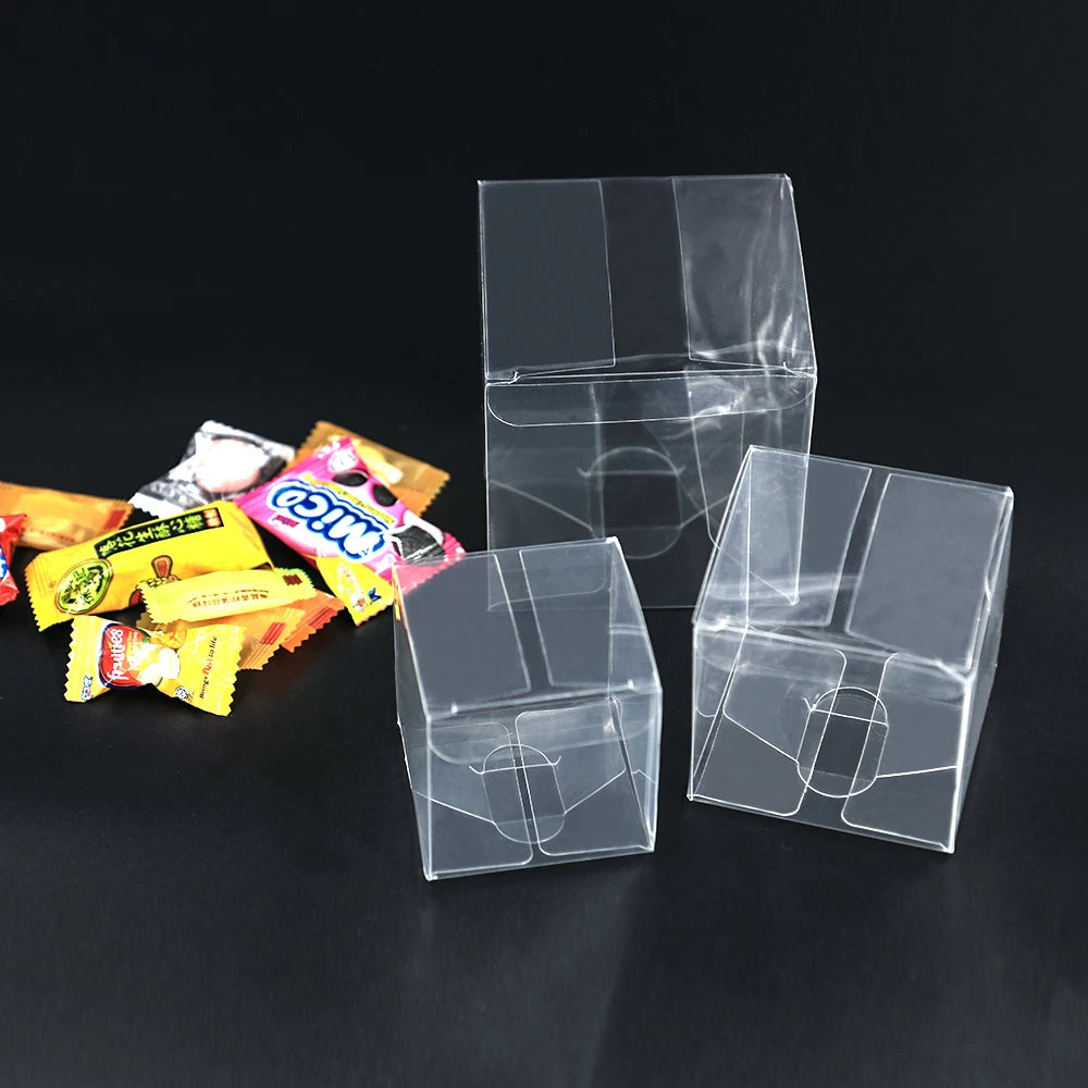 Square Clear Christmas Packaging Gift Boxes