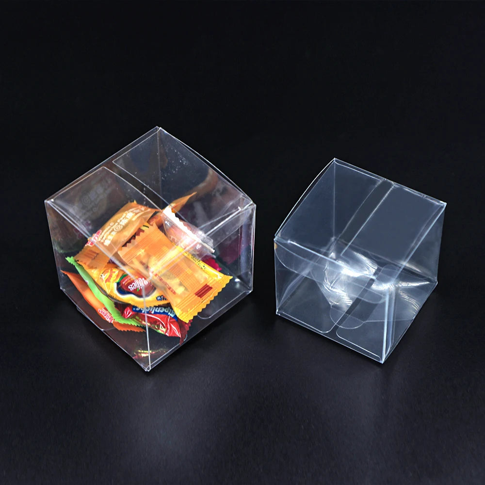 Square Clear Christmas Packaging Gift Boxes