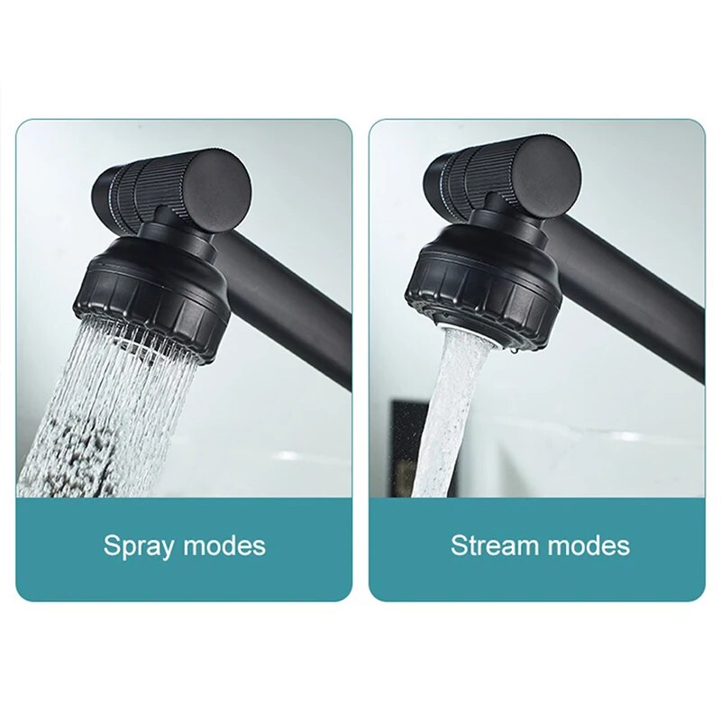 360 Degree Rotating Bathroom Mixer Tap With 2 Spraying Mode