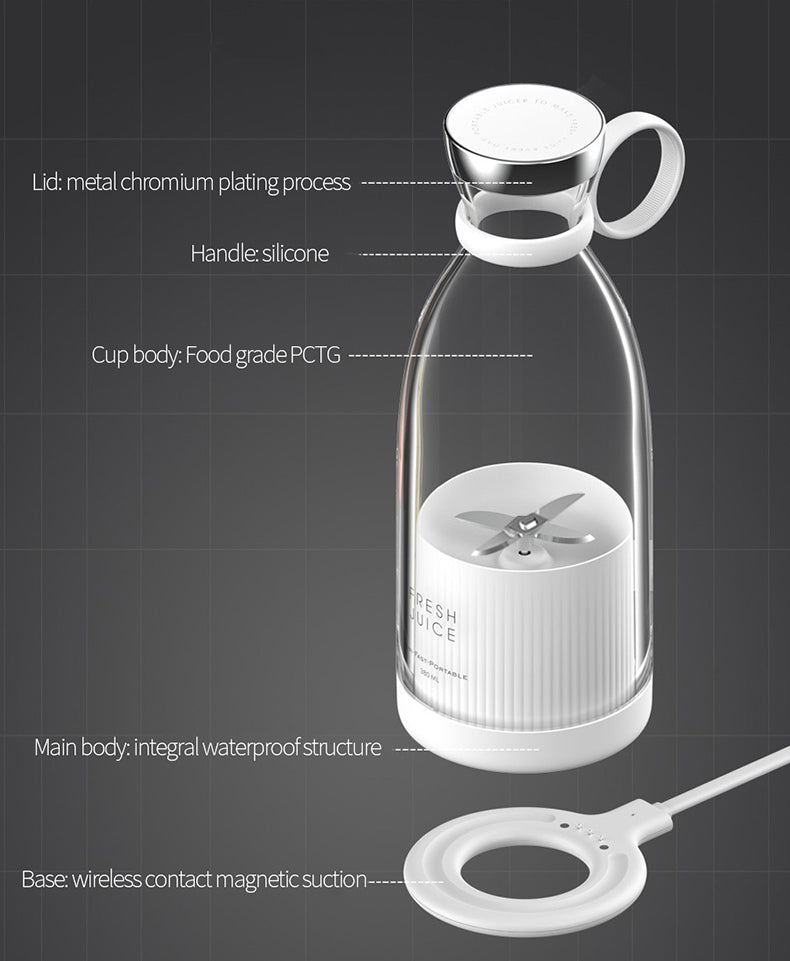 Portable Mini Blender For Fresh Juice, Smoothies Travel Blender Cup